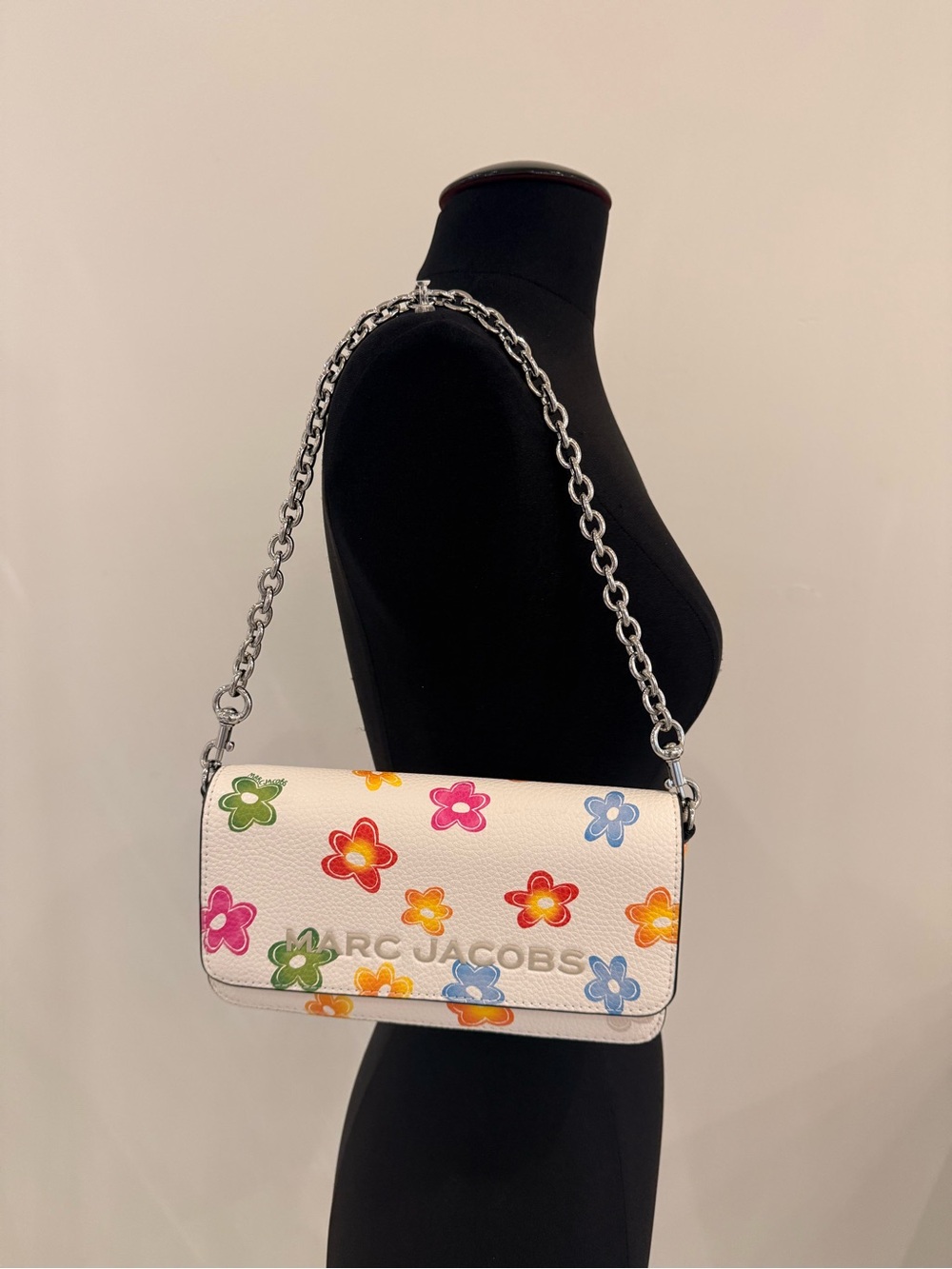 NWT Marc Jacobs flower print mini bag- white multi